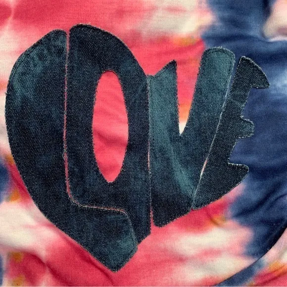 Tie Dye Crossbody Hobo‎ Bag NEW Pink - Image 3