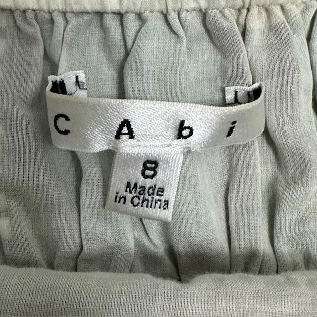 CAbi‎ #107 Patchwork Print Dress Beaded Neckline Sleeveless Casual Colorful Sz 8 - Image 15