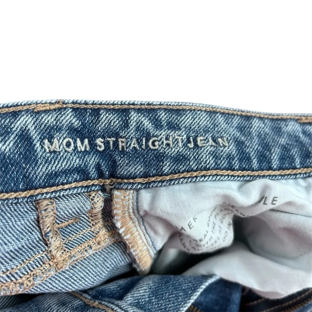 American Eagle Mom Straight Jeans Size 00 - Image 5