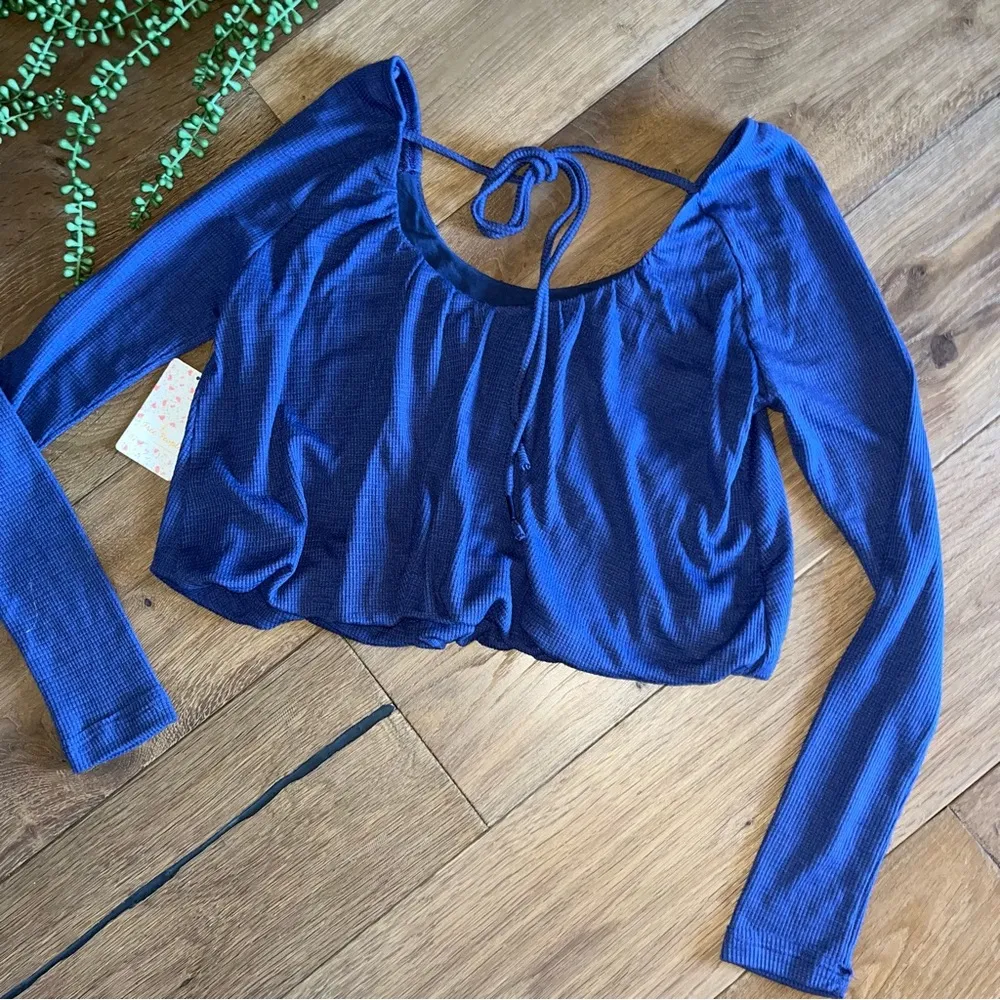 Free People NWT Bondi Cropped Thermal Top - Image 4