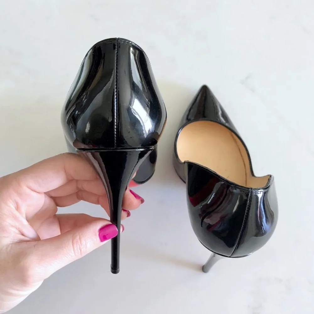 Christian Louboutin So Kate Pumps, Black Patent Leather sz. EU 36.5 - Image 10