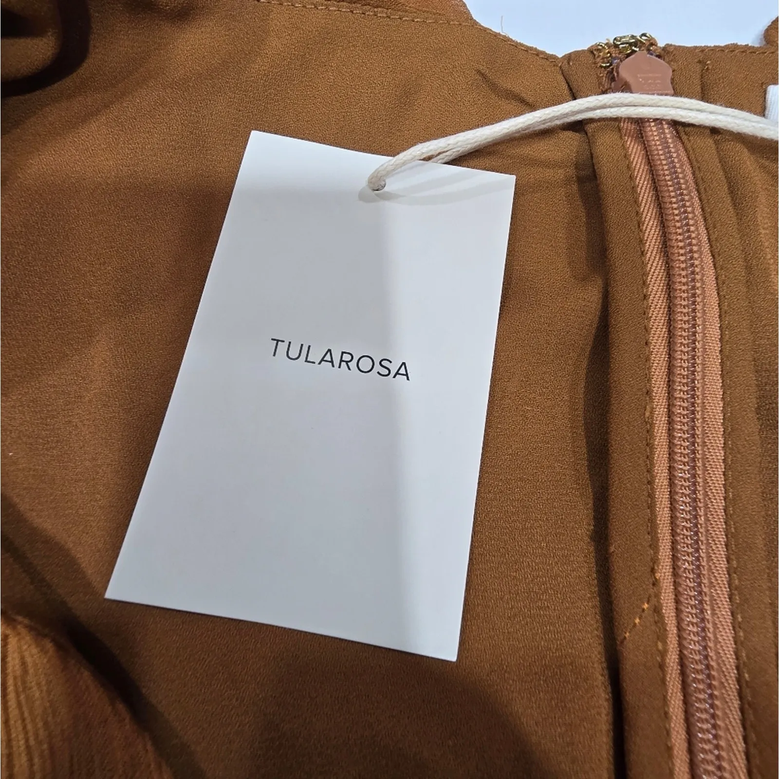 Tularosa Althea Maxi Dress in Golden Spice Large - Image 6