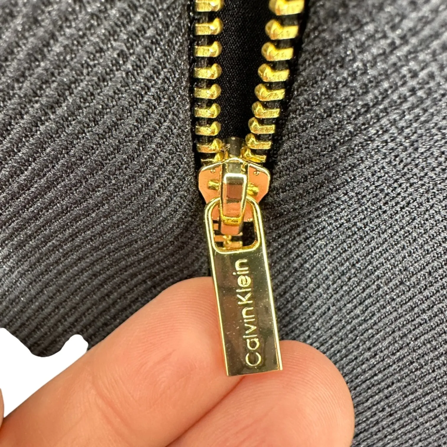 Calvin Klein Women's Navy Blue Collarless Suit Blazer Size 16W NWT Office Career - Image 14