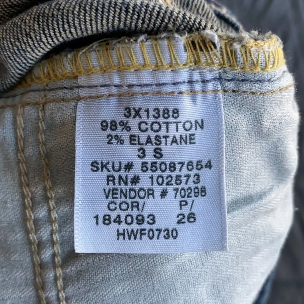 Y2K Vintage Hollister California Stretch Denim Blue Jeans Size 3S EUC #6407 - Image 5