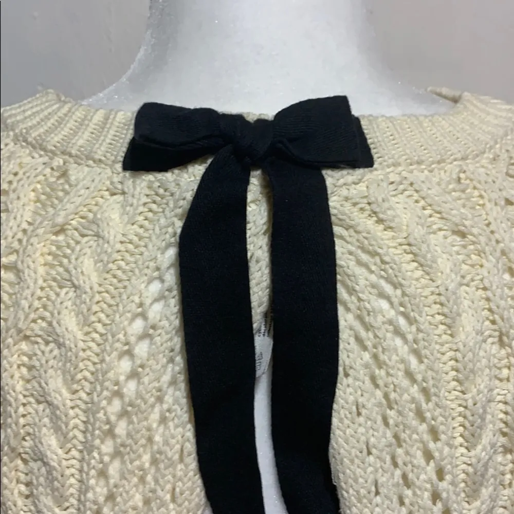 Bethany Mota Open back Cable knit sweater - Image 4