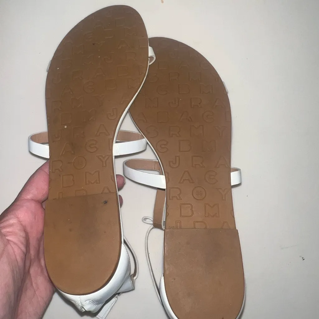 Marc Jacobs Elegant White Sandals size 39 - Image 3