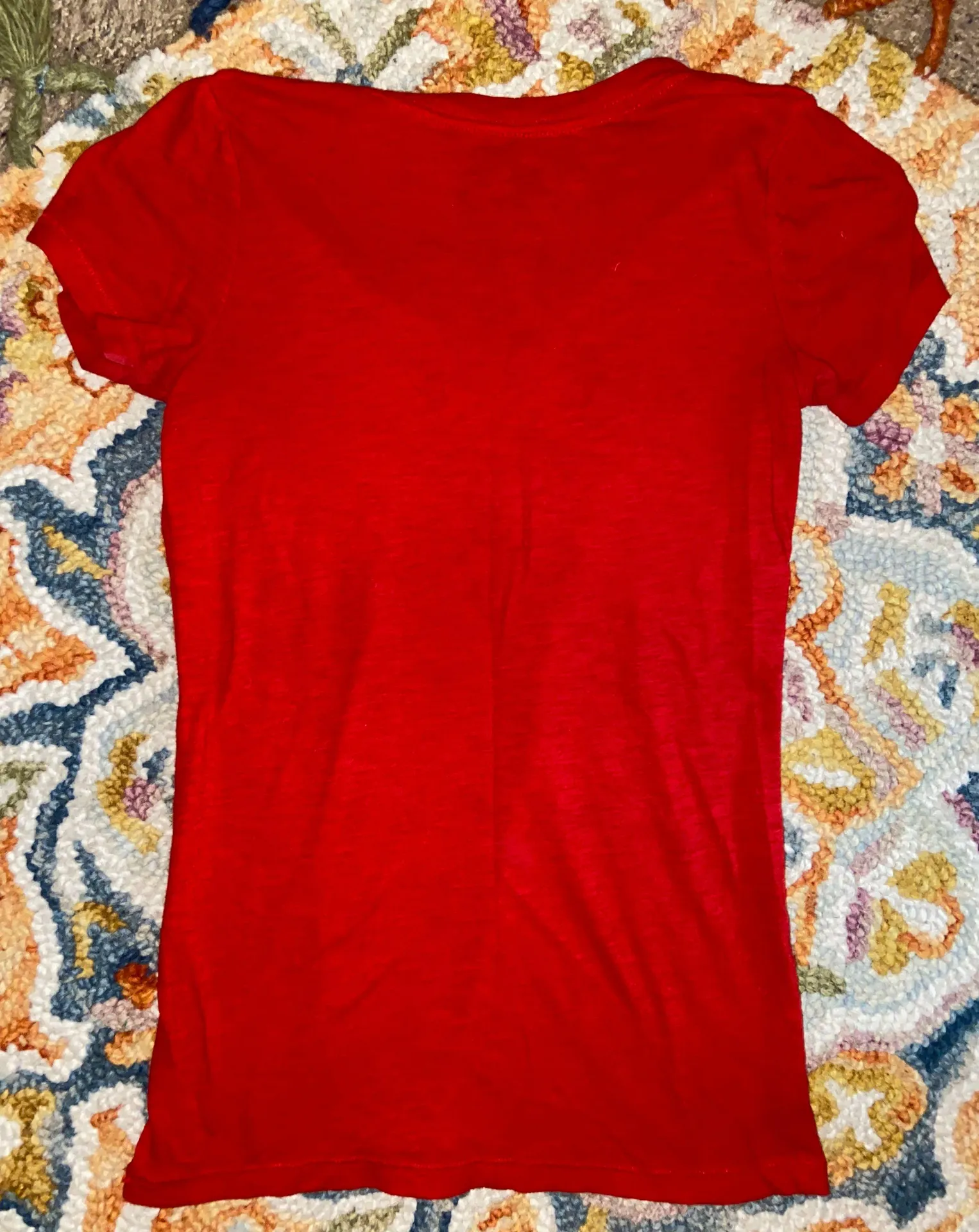 Arizona Jeans Red V Neck - Image 2