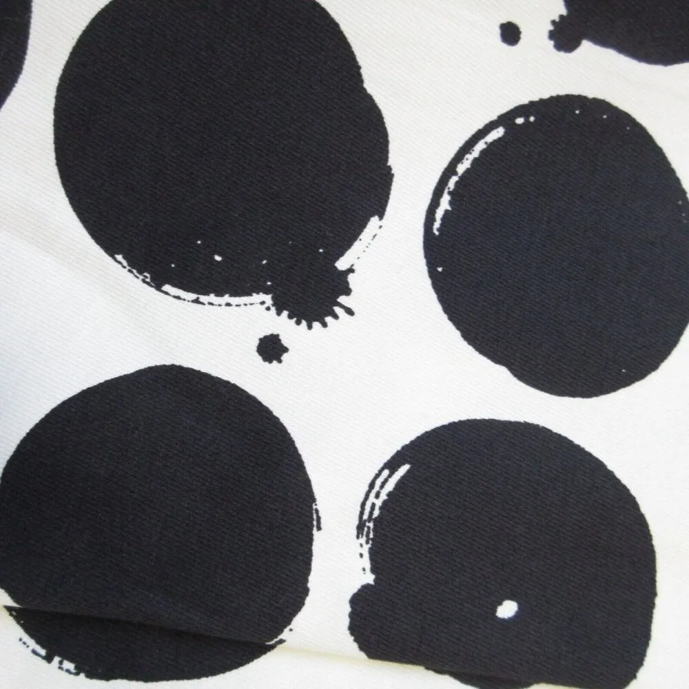 NWT marimekko Hilama in Ruusuruoho Black White Circle Dot Pleated Skirt 34 / 4 - Image 2