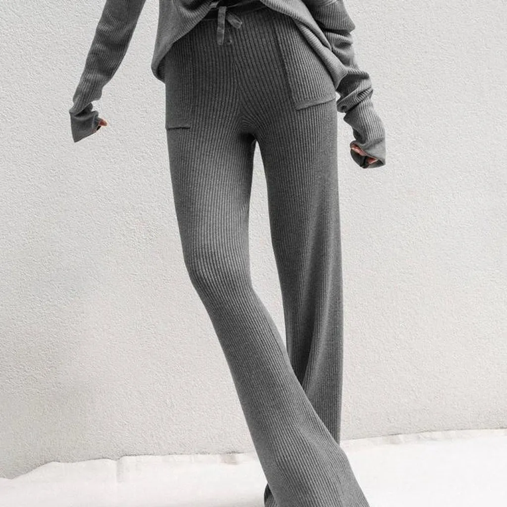 Splendid Georgie Cashblend Rib Long Pant NWT L - Image 2