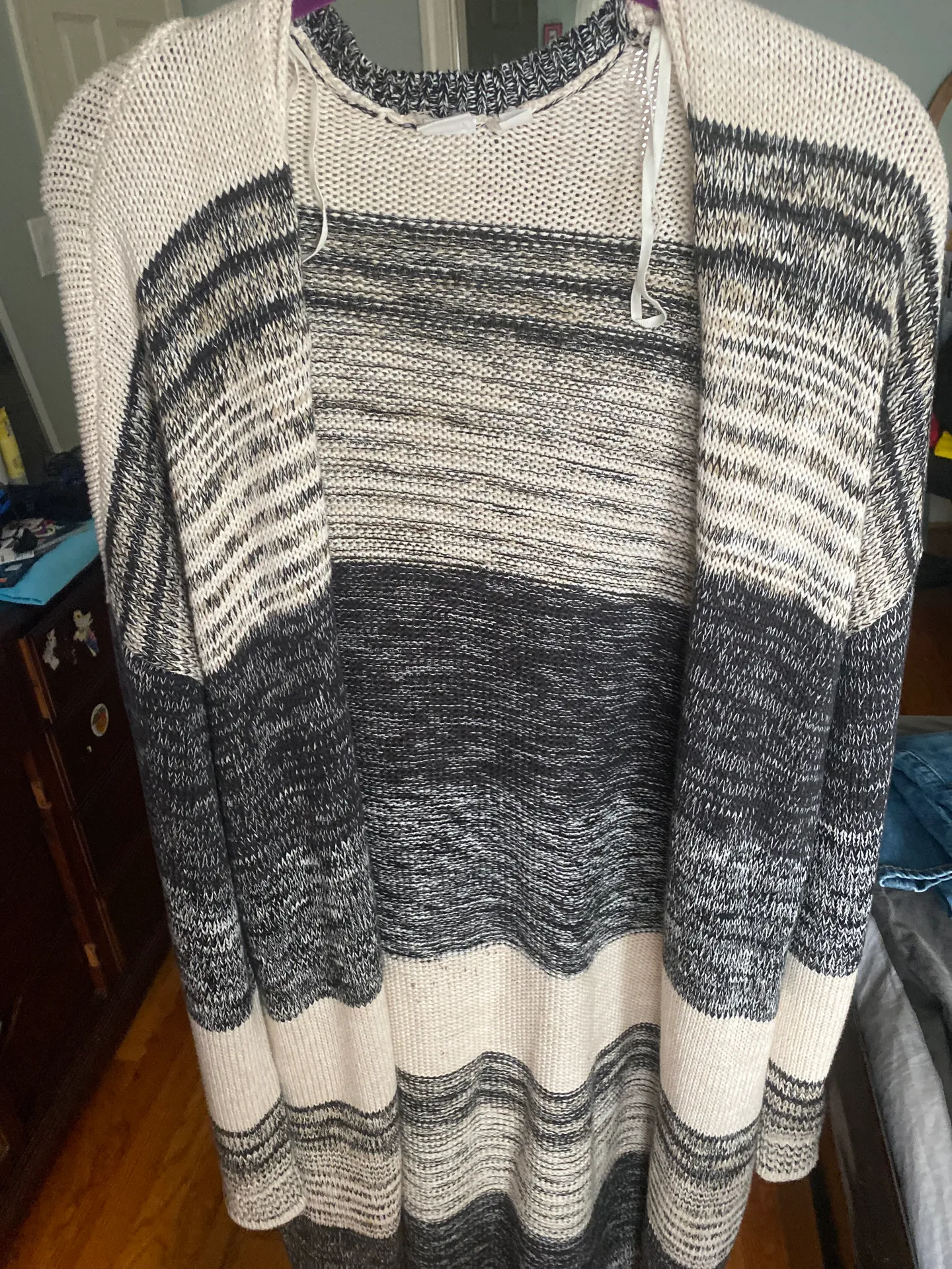 Oversized Cozy Knit Cardigan - Image 3