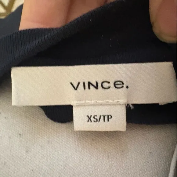 VINCE NWT Black Crewneck Muscle Dress Waist Tie Size‎ XS - Image 6