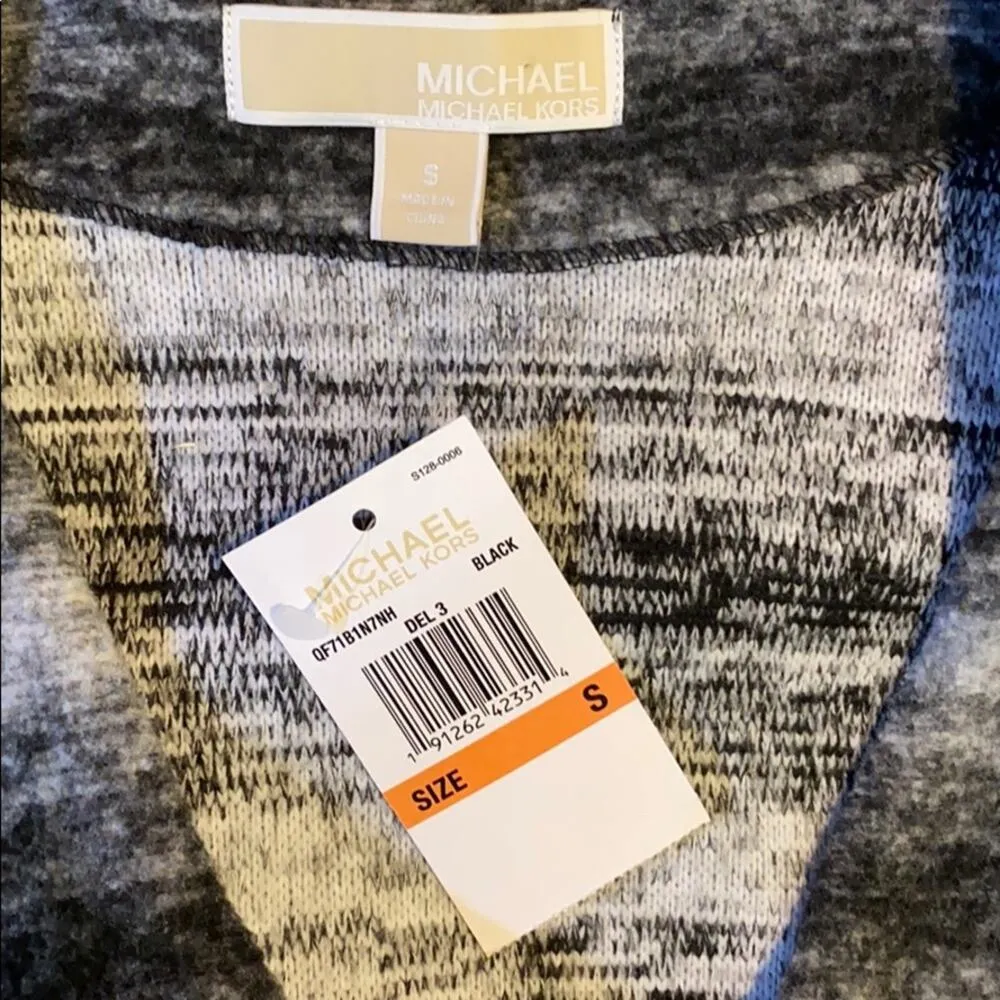 Michael Kors Soft Striped Belted Jacket S NWT - Image 6