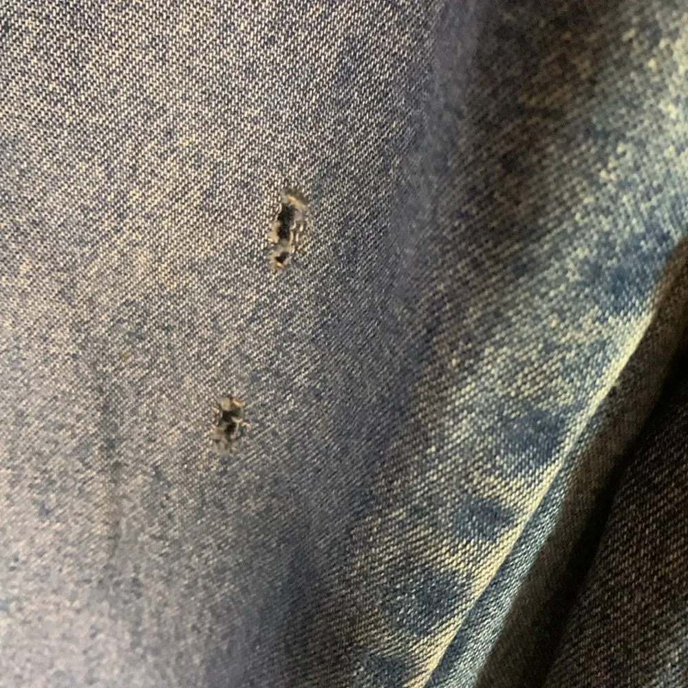Vintage 90’s Y2K Squeeze SQZ Flare Button Fly Jeans Size 7/8 Blue - Image 3