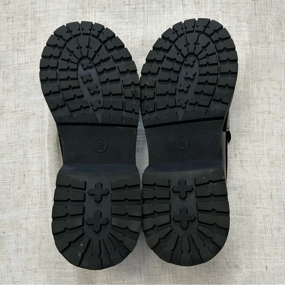 Madden Girl Women’s Chunky Black Loafers Size 6 1/2 Medium Like New - Image 6