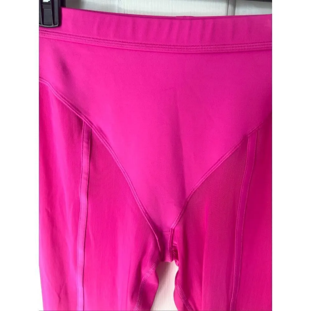 Peloton Brittany Allen x Solid Panty Legging size M hot pink mesh sexy - Image 3
