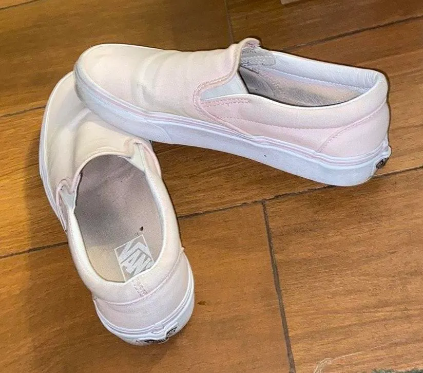 Vans Ballerina Pink Slip Ons - Image 2