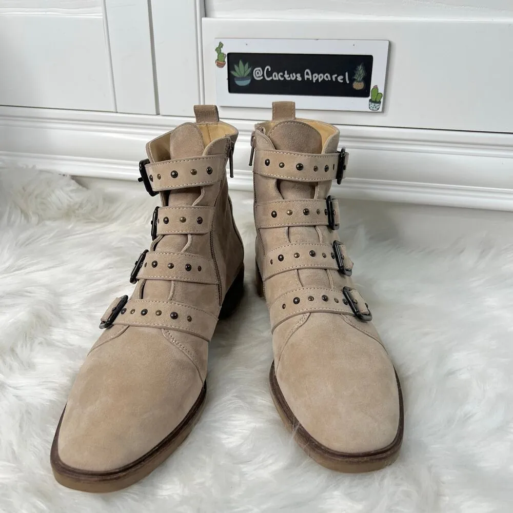 Excellent Condition Paul Green Anne Studded Boot Cloud Moto Biker Size 9.5 - Image 2