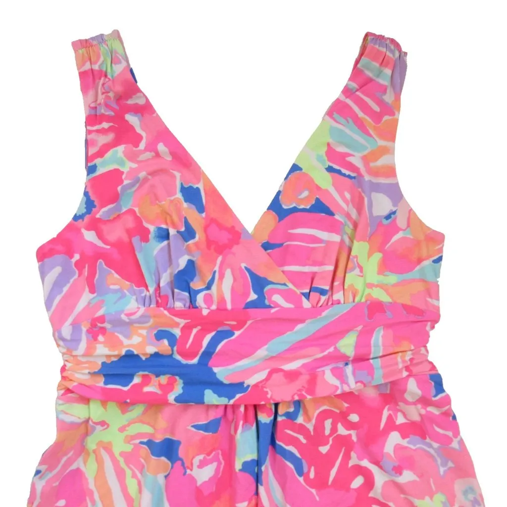 NWT Lilly Pulitzer Sloane Maxi in Playa Hermosa Floral Stretch Jersey Dress L - Image 2