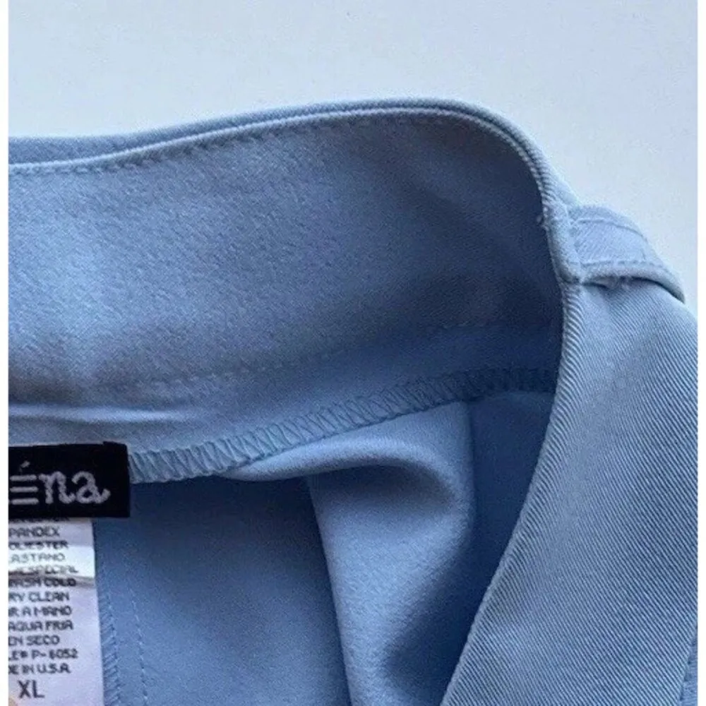 Vintage Sulena Women’s Pants Sz XL Blue Made In USA Lined Summer Spring Y2K - Image 8