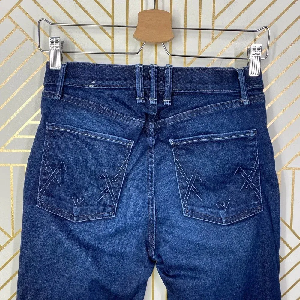 MCGUIRE 15A Newton Skinny Jeans in‎ Dark Wash Blue Size US 27 - Image 8