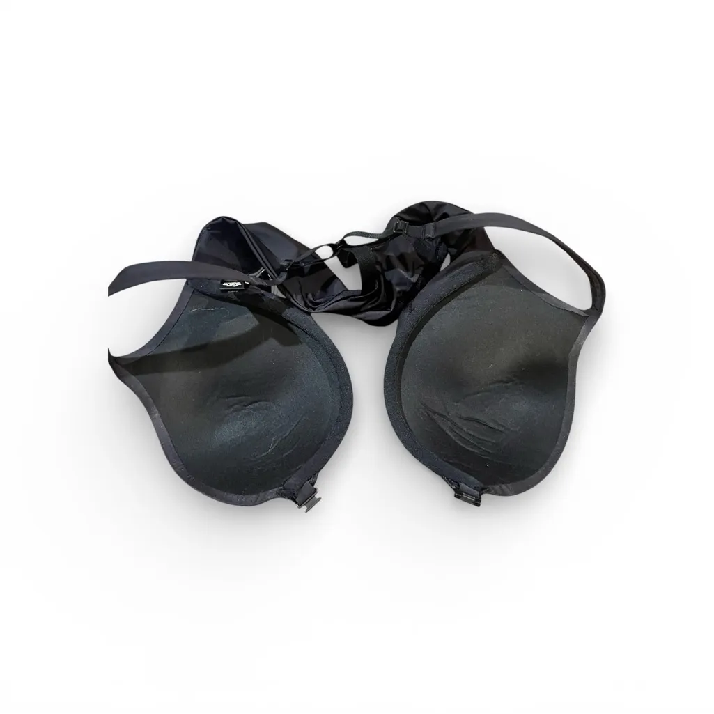 SKIMS 
Ultimate Front Close Push Up Bra - Onyx Size 34DD NWT T-Back Straps - Image 7