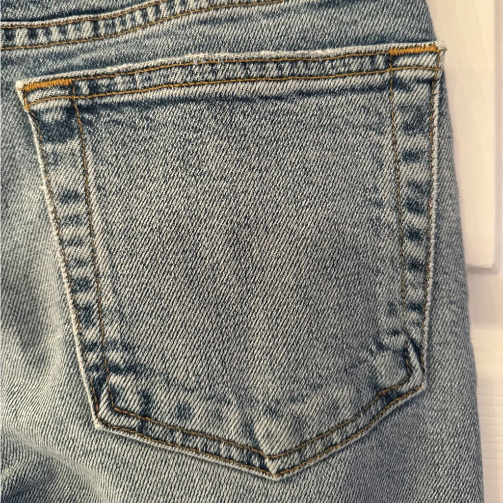 REDONE Women’s Blue Denim High Rise Ankle Crop Jeans Size 26 - Image 9