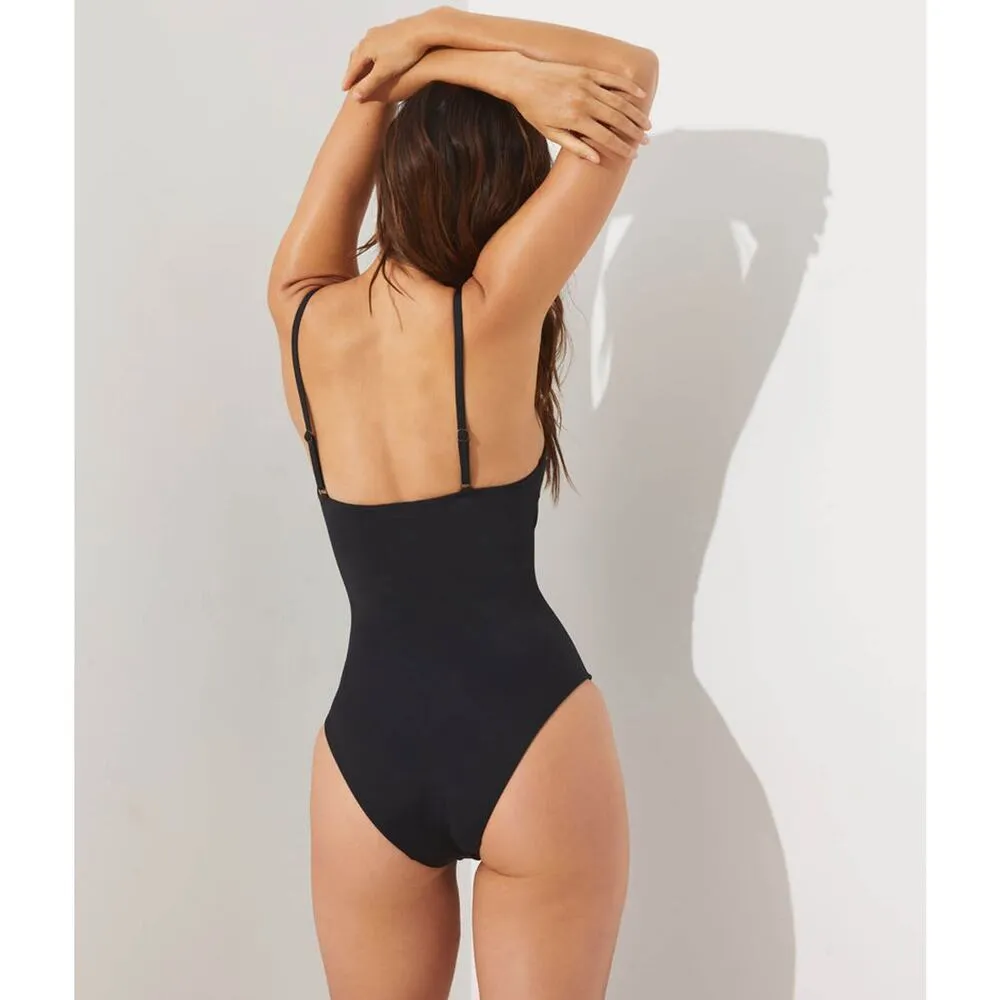Andie Swim the Amalfi Eco Nylon One Piece in Black XS Tall NWT - Image 9