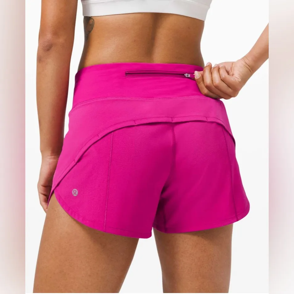 Lululemon Speed Up Short Long 4" Size 14 - Image 3