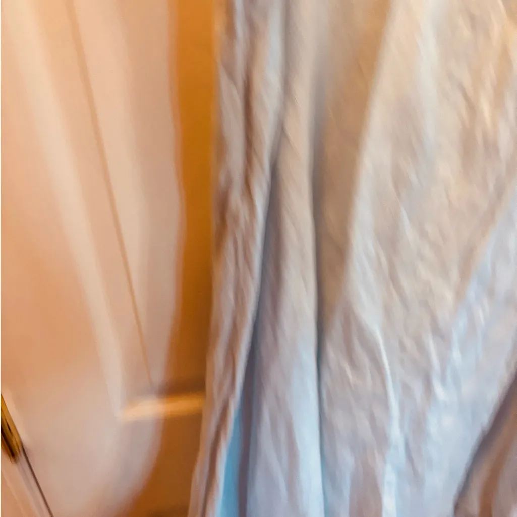 Eileen Fisher Asymmetrical Cream Skirt - Image 3