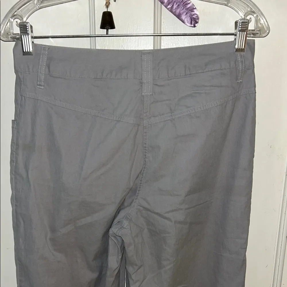 Express Bleus .Gray Boot Cut Flare Pants Lightweight Classic Design Gray Size 8 - Image 5