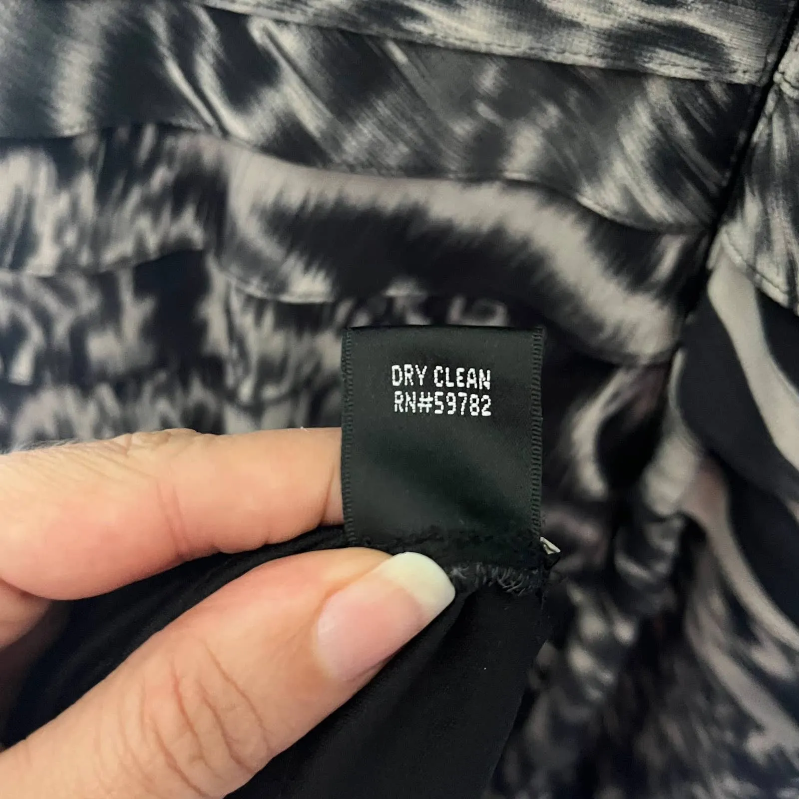 Adrianna Papell Ruffle Sheath Dress Sz 14 Tiered Abstract Glam Art Deco Cocktail - Image 12