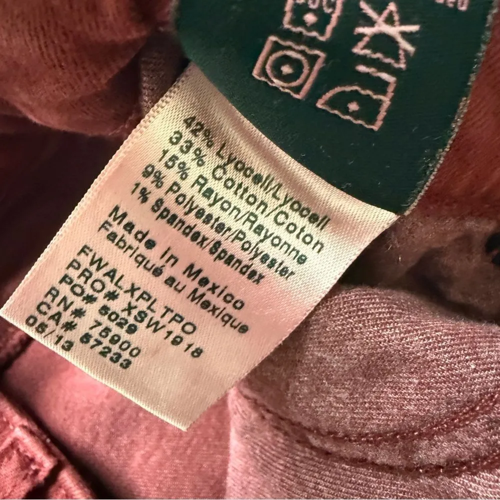 Big Star Alex Skinny Jeans Maroon Red 27” Waist - Image 6