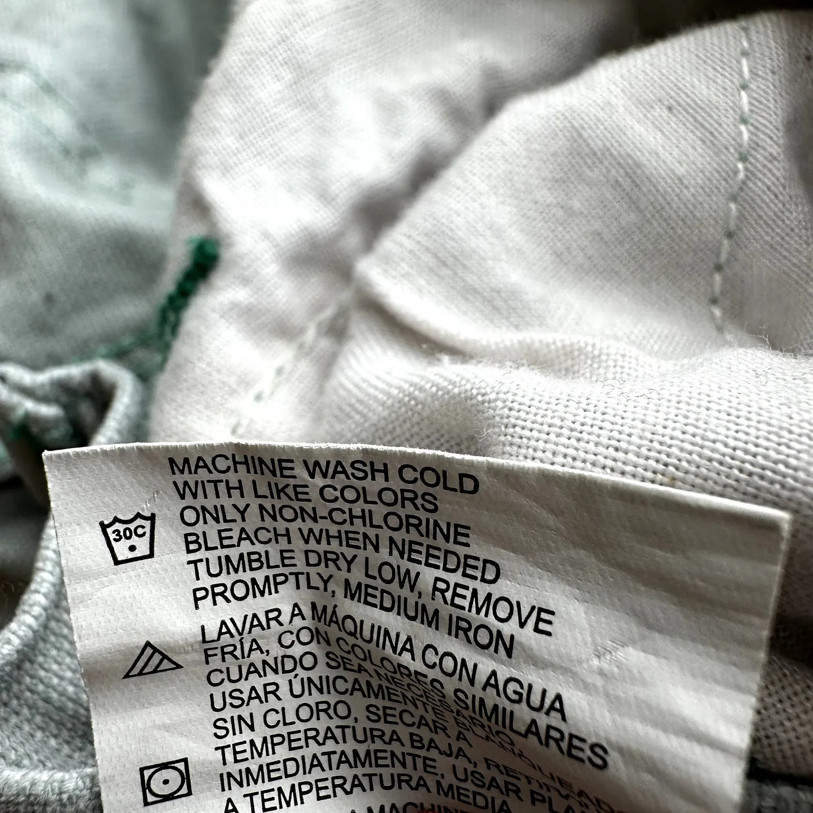 Liberty Duck Bib Overalls Pockets Adjustable Straps Frosted Sage Green XL Size 18 - Image 5