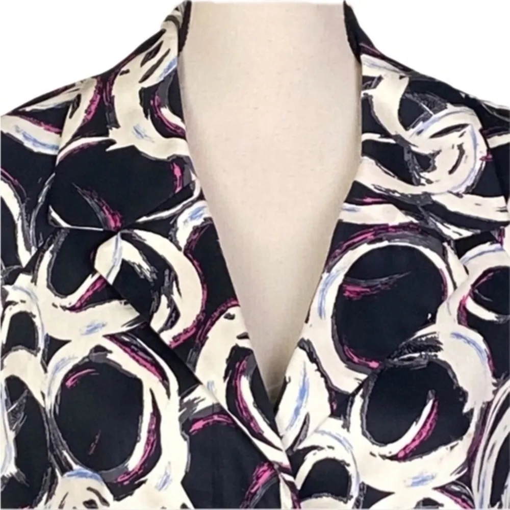 Evan Picone EVAN-PICONE “Stretch” Cotton blend, cropped blazer with POCKETS. Size 14. EUC - Image 3