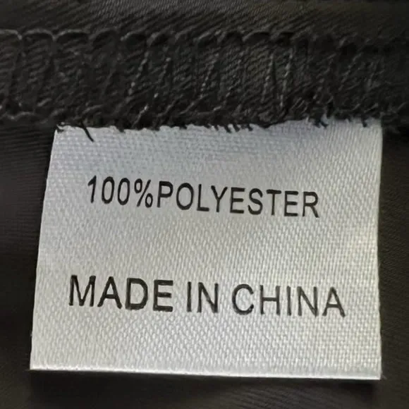 Billy J Taylor Dress Black Satin V Neck Leg‎ Slit Maxi NWT Size US 8 - Image 8