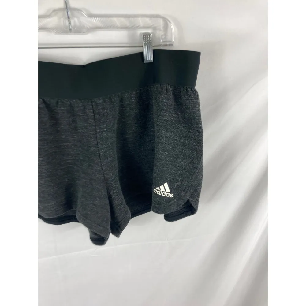 Adidas Stadium Shorts Charcoal Grey Size Large - Image 5