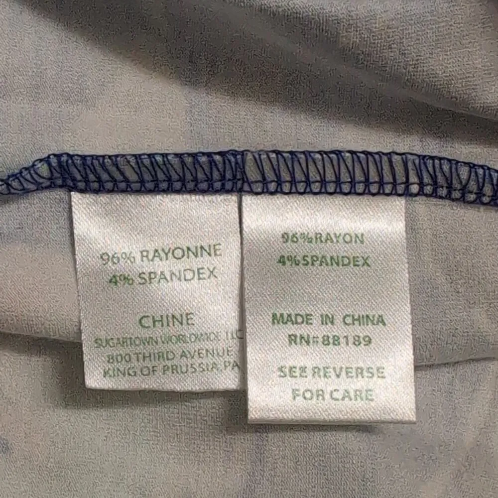 Lilly Pulitzer Calla Off-the-Shoulder Romper Coastal Blue White Floral XS - Image 10