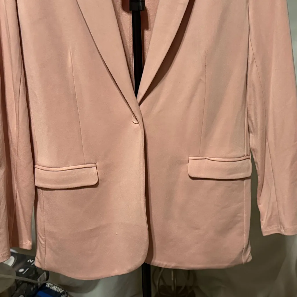 Philosophy Rose Wood Buttersoft Blazer Size XL Office Business Casual Cozy NWT - Image 3
