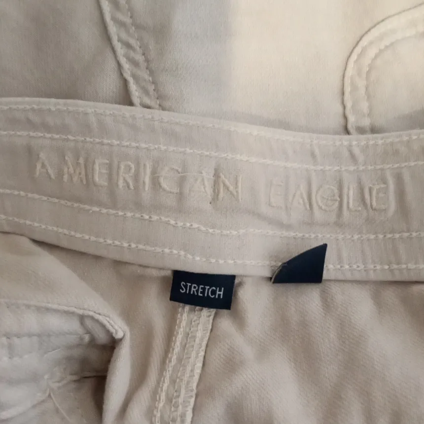 American Eagle Dreamy Drape Baggy Wide Leg Cargo High Rise 2024 Pants Sz16 - Image 2