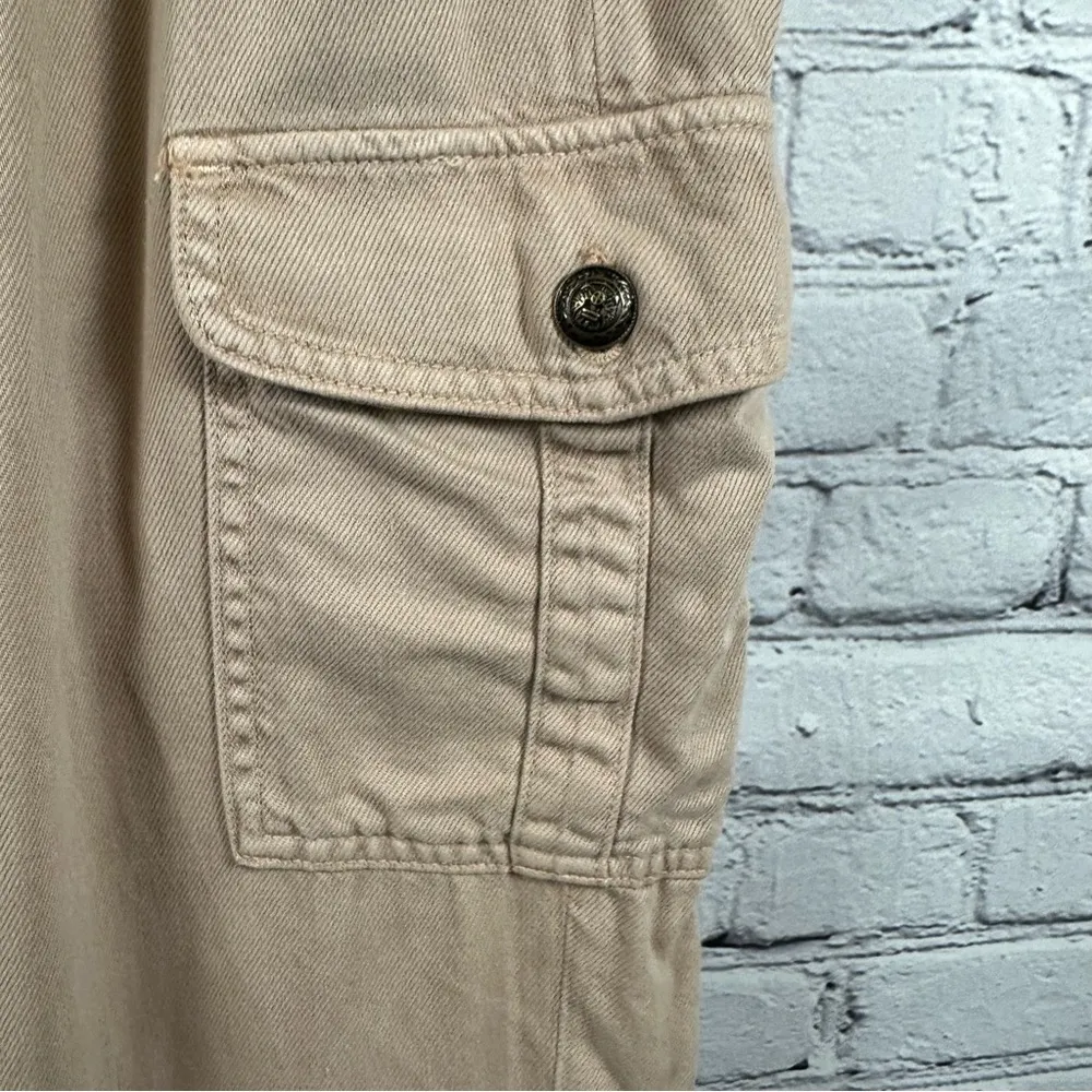 L’agence Russo High Rise Utility Flight Pants Joggers Elastic Hem Khaki 25 NWT - Image 8