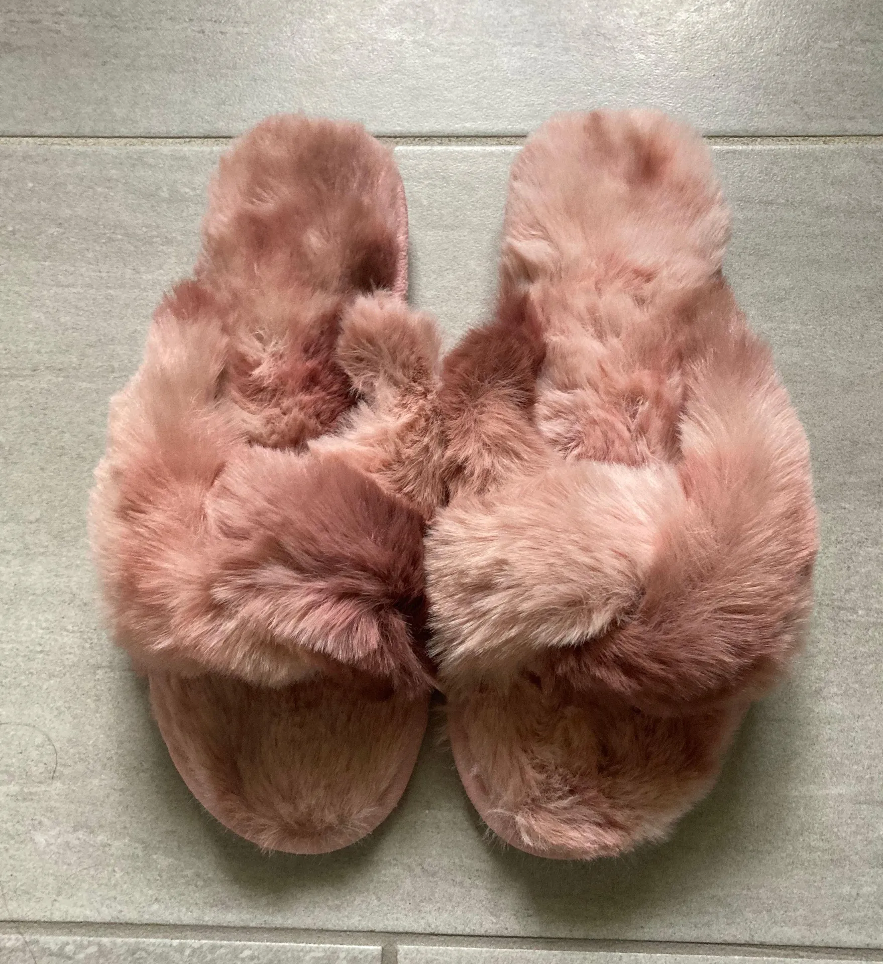 Fuzzy Pink Slippers - Image 2