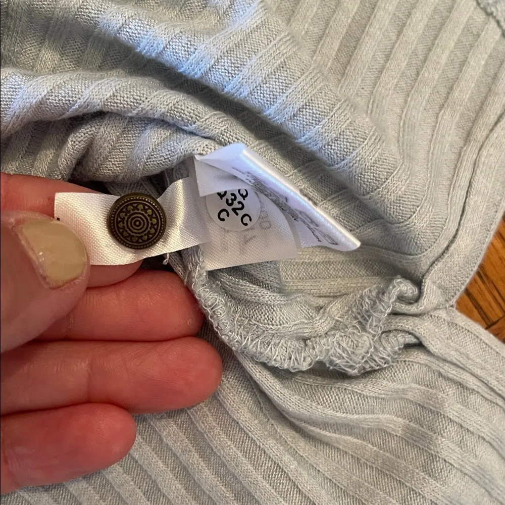 Aventura ribbed embroidered tank Blue Size XXL - Image 5