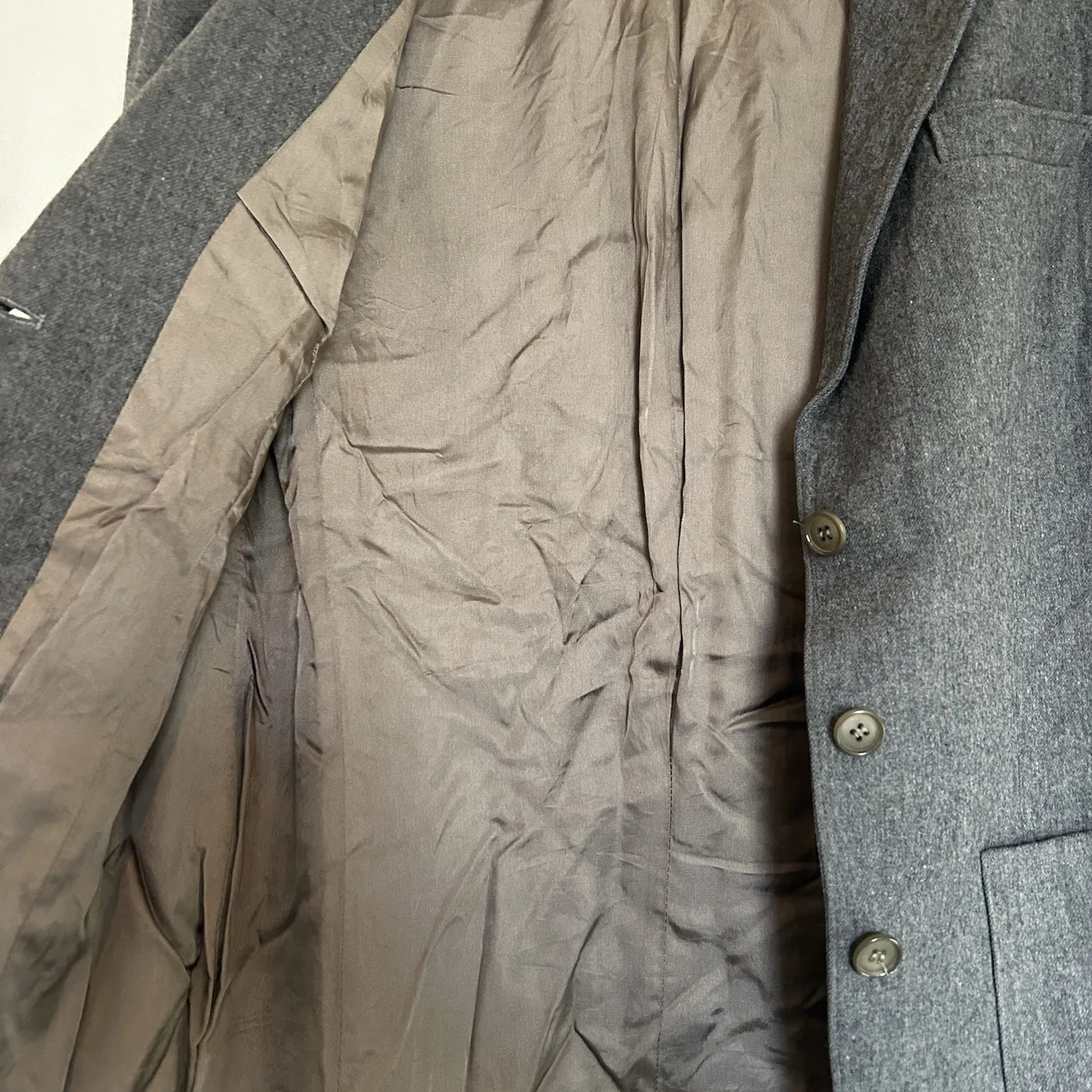 Vintage Pendleton Womens 100% Virgin Wool Suit Jacket/Blazer Gray Size 12 - Image 9