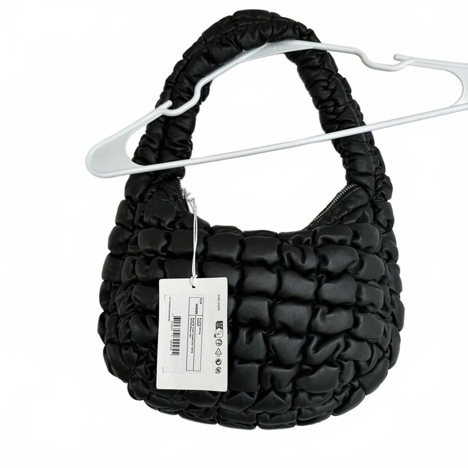 COS Mini Quilted Leather Shoulder Bag Black NWT - Image 2