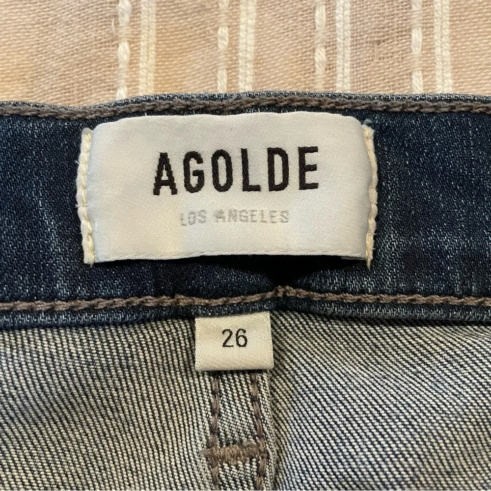 Agolde Sophie High Rise Crop Skinny Jeans in Claremont 26 - Image 6