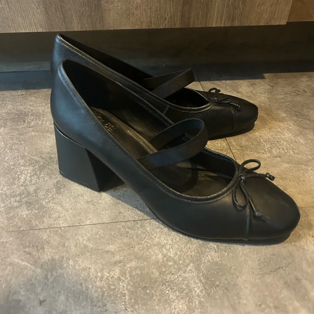 Vince Camuto Melodie Ballet Shoes Block Heels Balletcore Size 10 NEW - Image 3