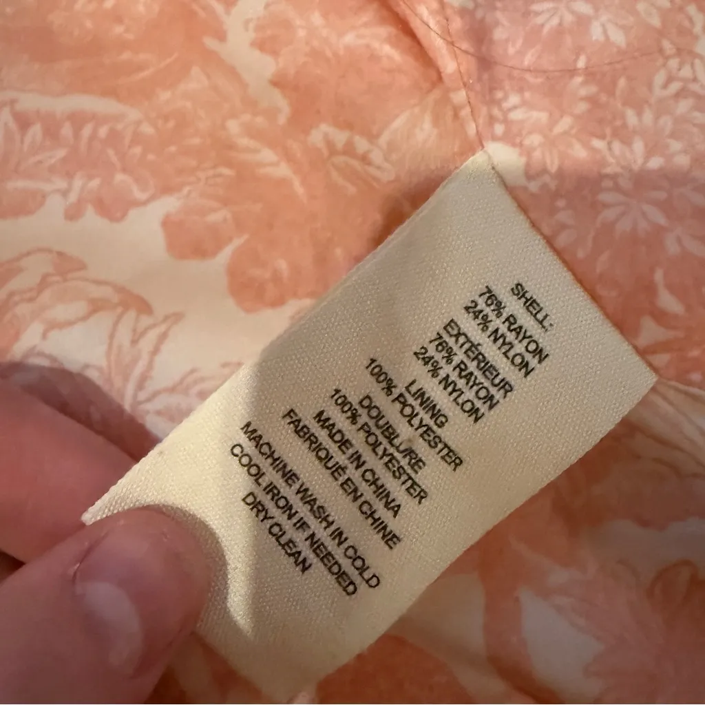 L'agence Kenzie Rose Pink Double‎ Breasted Textured Classic Blazer Sz 12 - Image 9