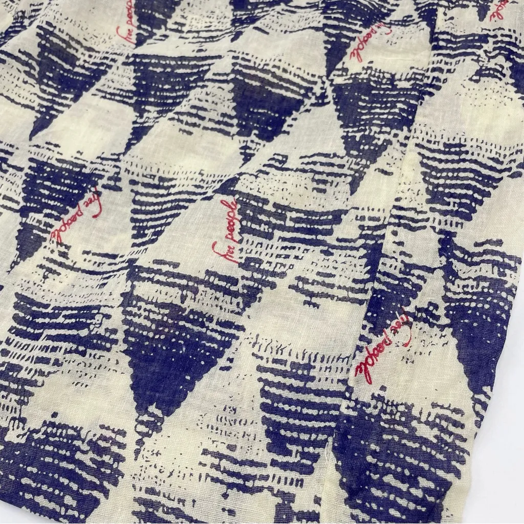 Free People Tote Bags Gauzy Lightweight Reusable Shopping White Blue Pink‎ Black - Image 7