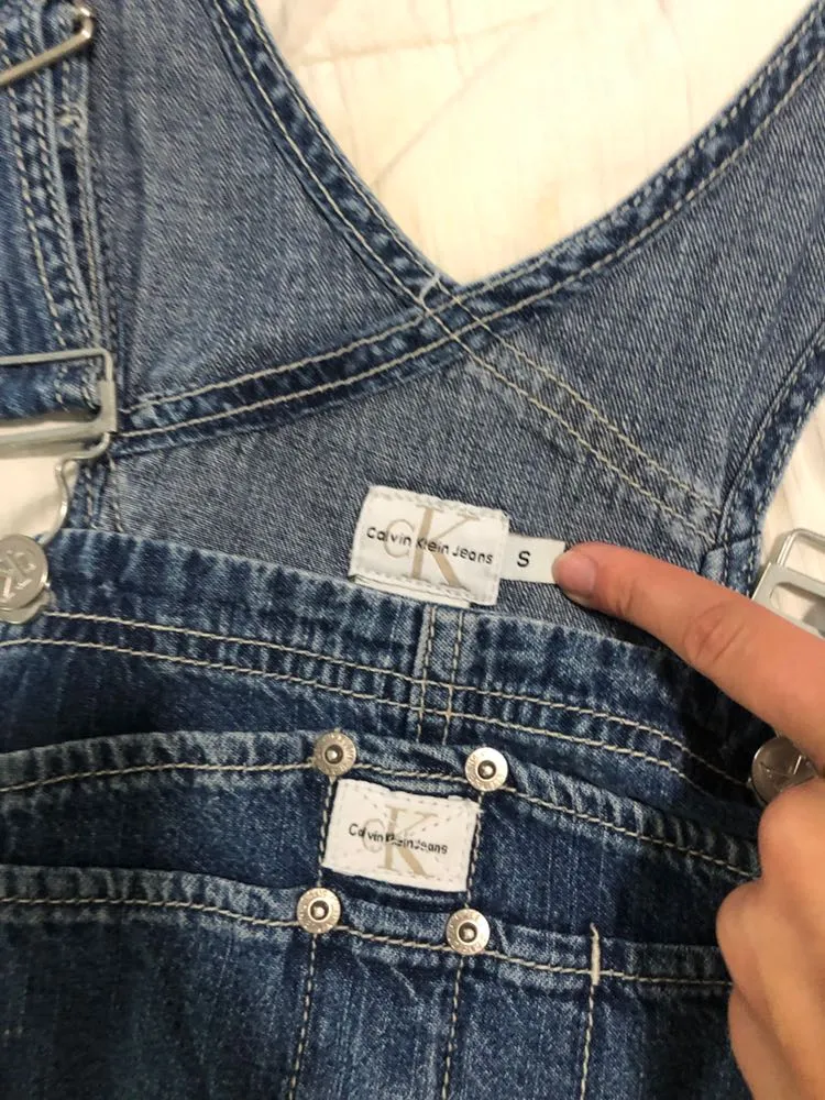 Calvin Klein Jean Overalls - Image 2