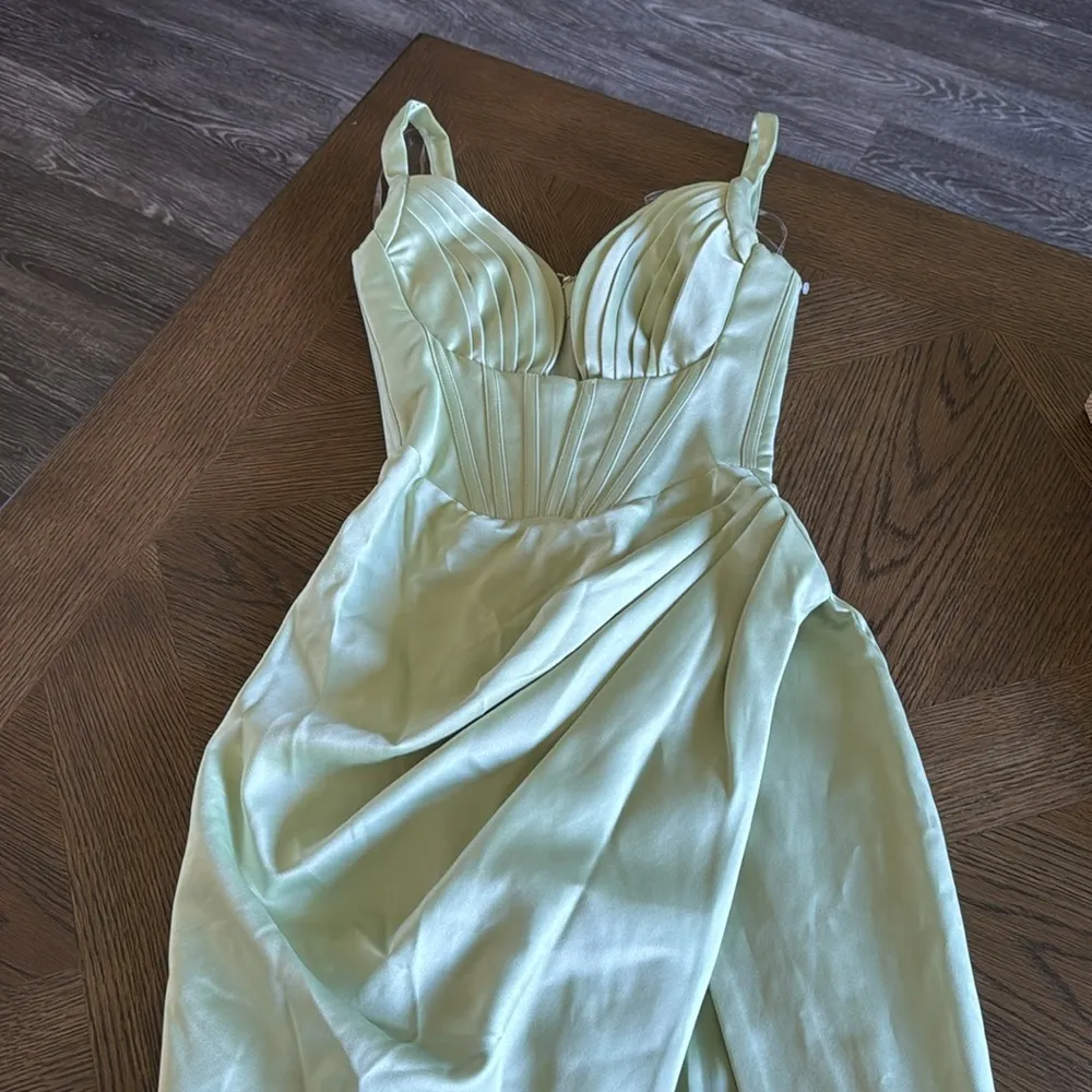 HOUSE OF CB FAYE CORSET DRESS, PISTACHIO. Size X-Small D-E Cup, $269 - Image 15